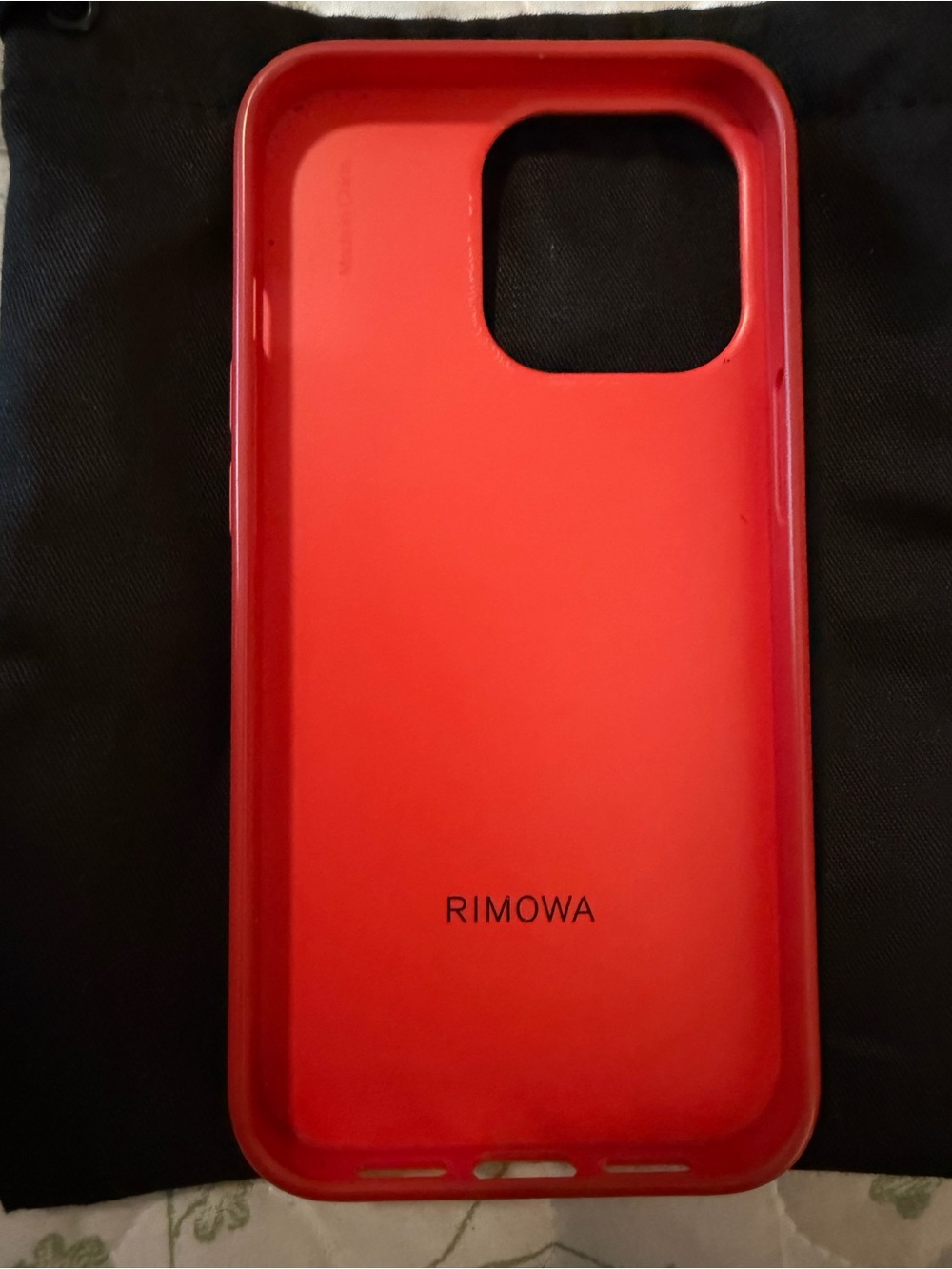 RIMOWA Red Ribbed Protective Phone Case - Picture 2 of 2